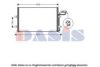 AKS DASIS 222004N Condenser, air conditioning